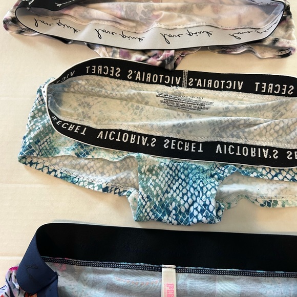 Victoria's Secret Blue Snake Print Underwear Trio - Picture 2 of 3